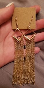 Dangling Chain Earrings